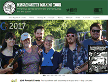 Tablet Screenshot of masswalkingtour.org